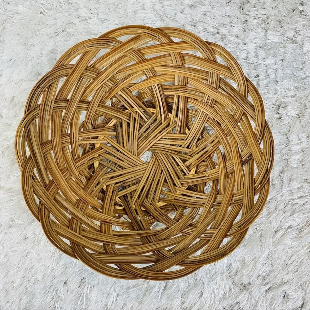 Vintage Woven Basket Wall Decor 10